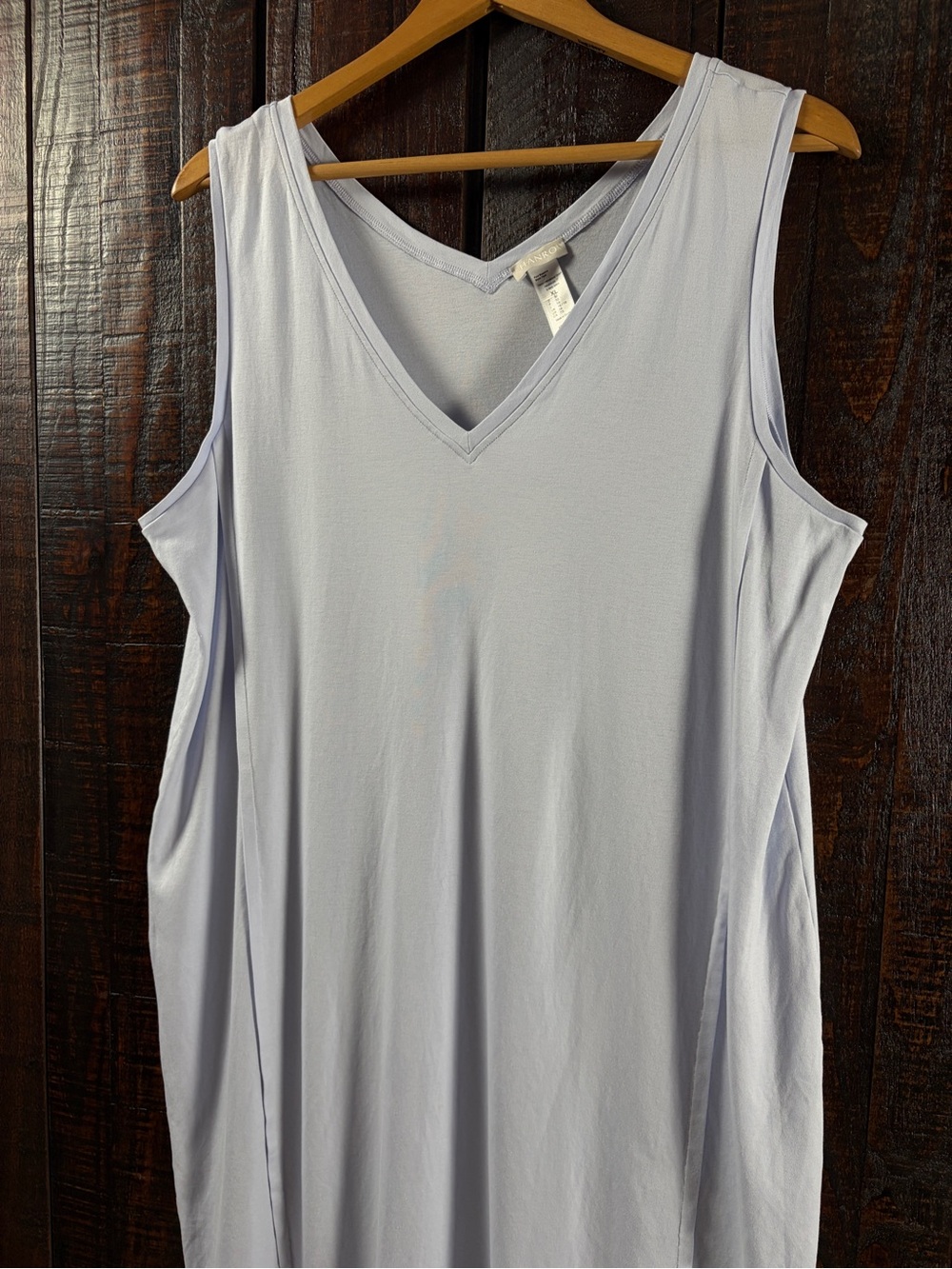 HANRO Pure Essence Cotton Tank Nightgown XL - Picture 5 of 9
